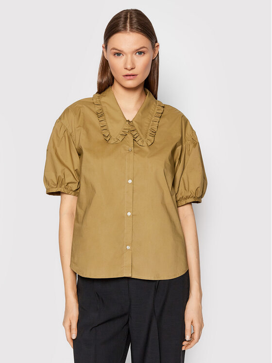 Herskind Herskind Košile Irie 4256610 Hnědá Regular Fit