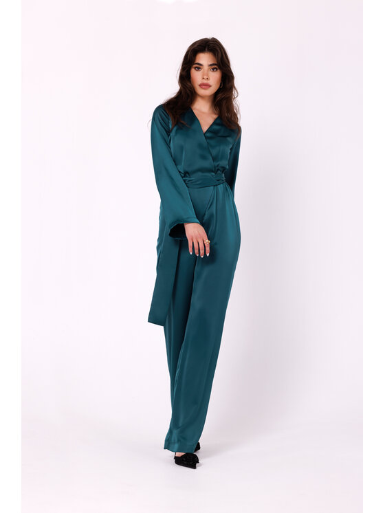 Makover Makover Jumpsuit K171 Verde Modern Fit