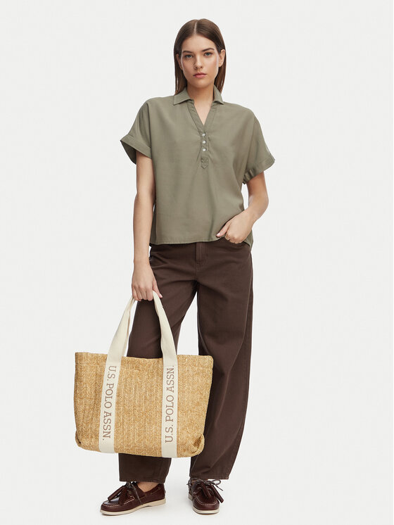 U.S. Polo Assn. U.S. Polo Assn. Borsetta BEUXT8692WP5 Beige scuro