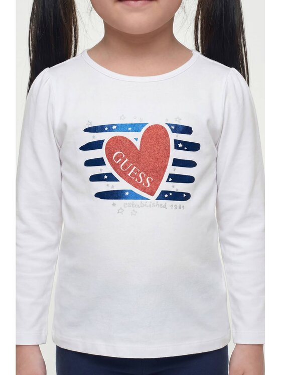 Guess Kids Guess Kids Tank top 180683 Biały Classic Fit