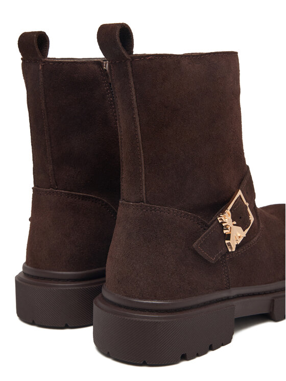 Patrizia Pepe Patrizia Pepe Stivaletti PK425.24 Marrone scuro