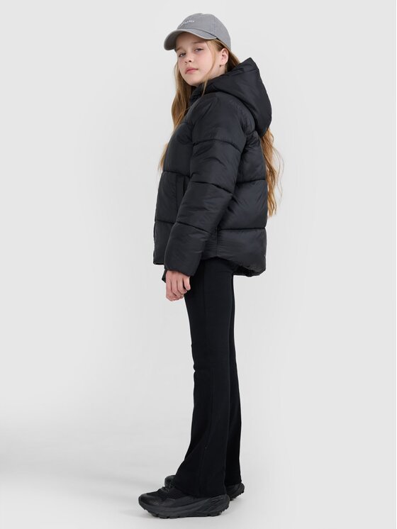 4F 4F Kurtka puchowa 4FJRAW25TDJAF0817-20S Czarny Regular Fit