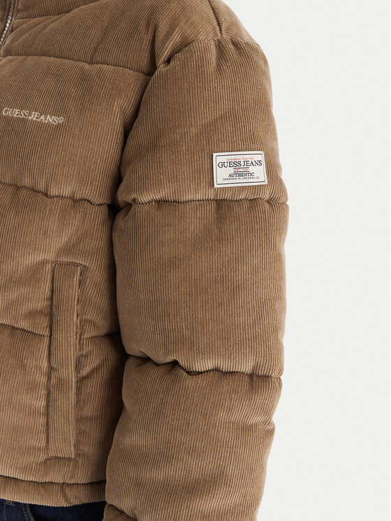 Guess Jeans Guess Jeans Giubbotto invernale W5BL17 W2061 Beige Regular Fit