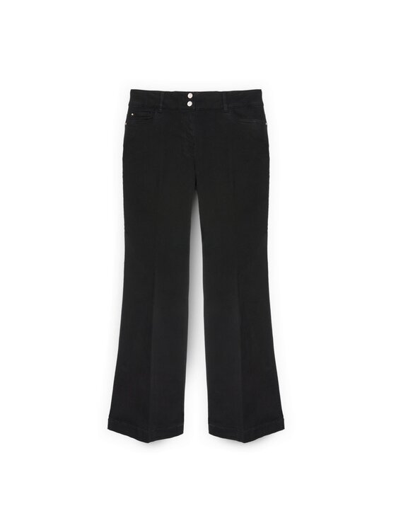 Fiorella Rubino Fiorella Rubino Jeansy P464T105158N033 Czarny Flare Fit