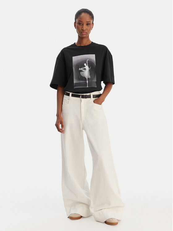 BOSS BOSS T-särk Eboys 50556978 Must Regular Fit