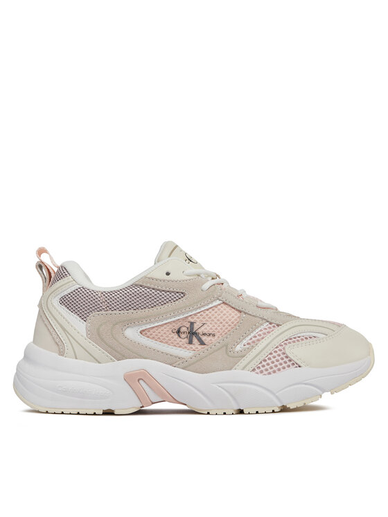 Calvin Klein Jeans Calvin Klein Jeans Αθλητικά Retro Tennis Su-Mesh Wn YW0YW00891 Μπεζ
