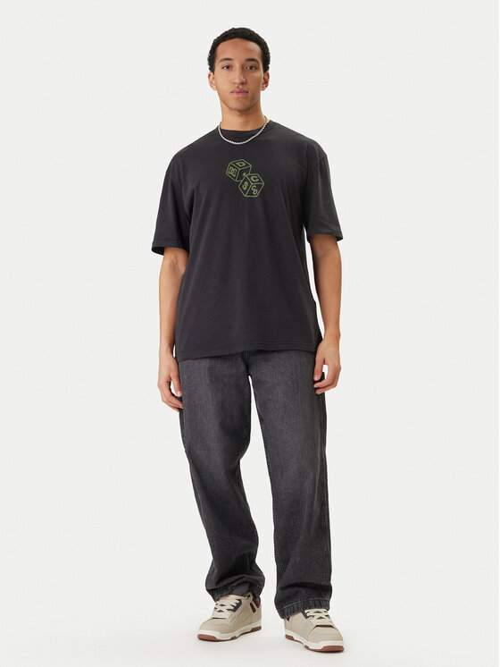 DC Shoes DC Shoes Tricou High Rollin EDYZT04367 Negru Regular Fit