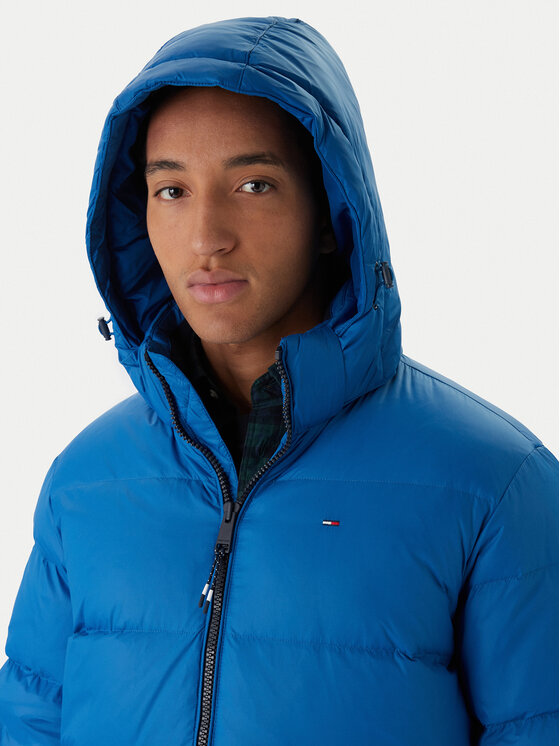 Tommy Jeans Tommy Jeans Пухено яке Essential DM0DM19786 Син Regular Fit