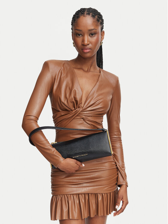 Elisabetta Franchi Дамска чанта BS-15A-66E2-V300 Черен