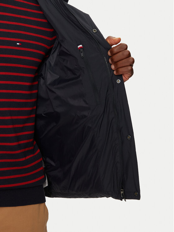 Tommy Hilfiger Tommy Hilfiger Kurtka puchowa MW0MW36569 Granatowy Regular Fit