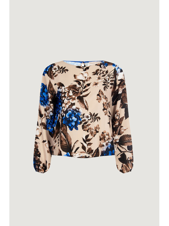 Rinascimento Rinascimento Blusa REWI Blu Long Fit