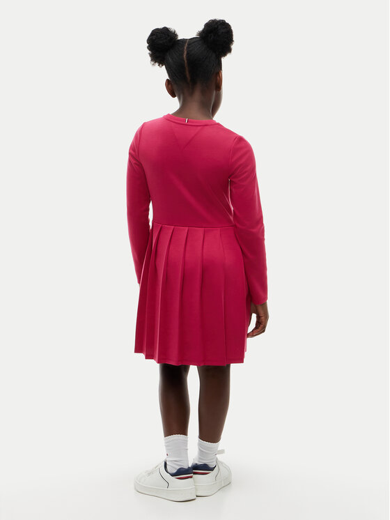 Tommy Hilfiger Tommy Hilfiger Ежедневна рокля KG0KG09605 Червен A-Line Fit