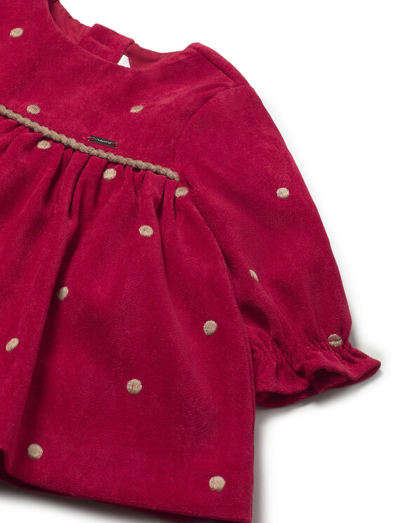 Mayoral Mayoral Vestito da giorno 2820 Rosso Regular Fit