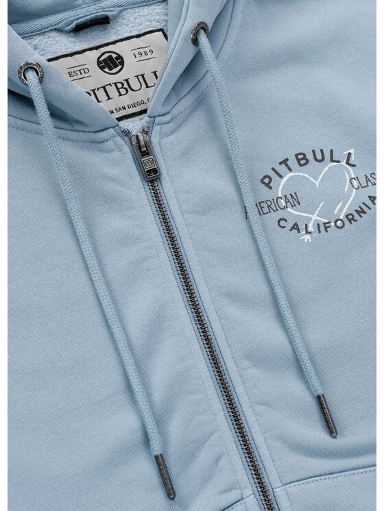 PITBULL PITBULL Bluza MANZANITA HEART Błękitny Regular Fit