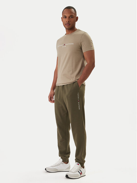 Tommy Hilfiger Tommy Hilfiger Marškinėliai Logo MW0MW11797 Žalia Regular Fit