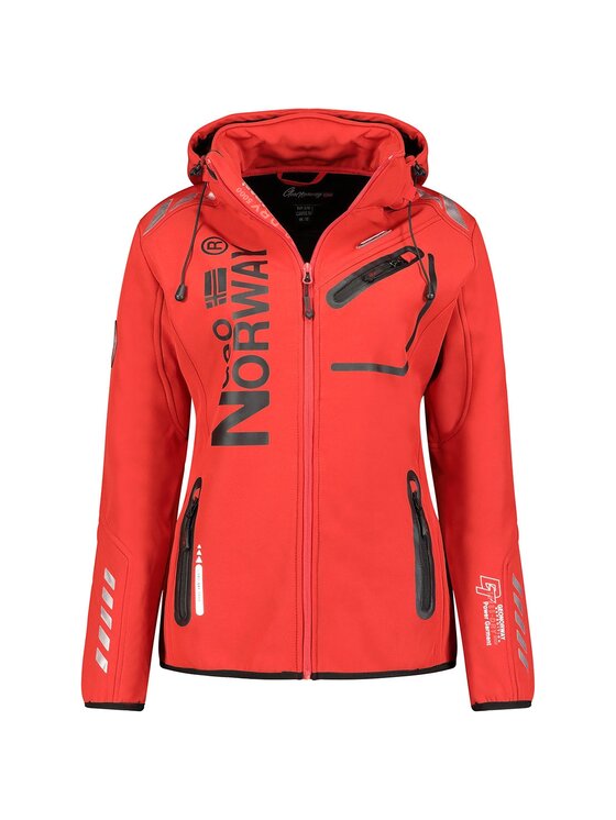 Geographical Norway Geographical Norway Kurtka zimowa WU8187F/GNO-RED-BLACK Czerwony Regular Fit