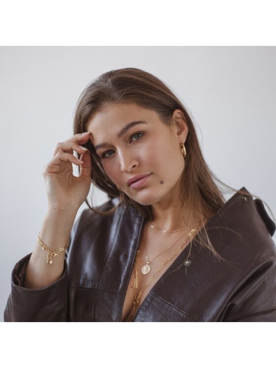 ANIA KRUK ANIA KRUK Bransoletka SSIAS1410Z Żółte złoto