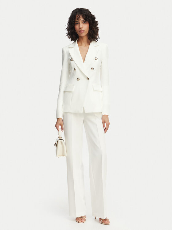 Maryley Maryley Giacca da abito 26EB139/43VA Crema Regular Fit