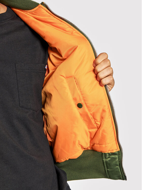 Alpha Industries Alpha Industries Яке бомбър Ma-1 100101 Зелен Regular Fit
