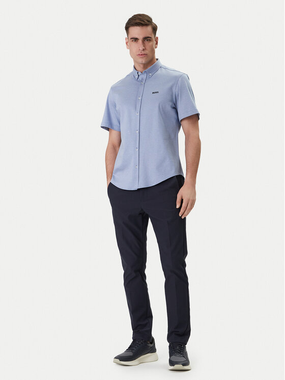 BOSS BOSS Ing ST Motion 50555951 Kék Regular Fit