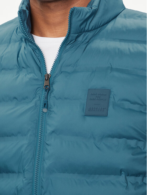 Mustang Mustang Gilet Dublin 1014781 Blu Regular Fit