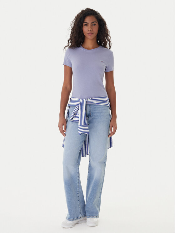 Tommy Jeans Tommy Jeans Тишърт DW0DW20459 Син Slim Fit