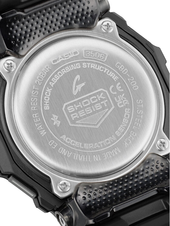 G-Shock G-Shock Hodinky G-Squad GBD-200-1A1ER Čierna