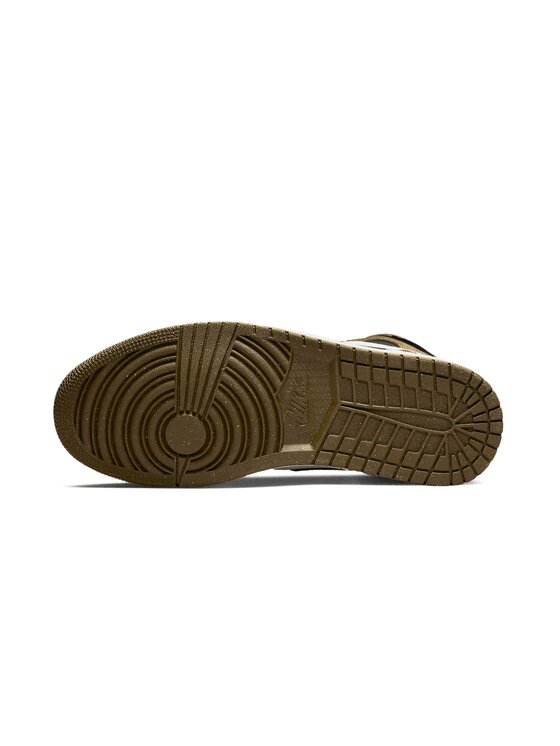 Nike Nike Sneakersy Air Jordan 1 Mid Light Olive Hnědá