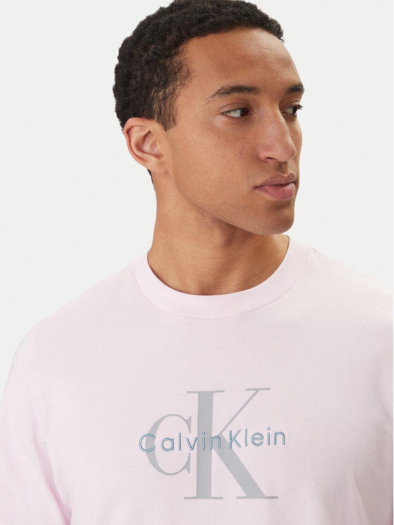Calvin Klein Jeans Calvin Klein Jeans Tričko Hero Monologo LV04RB862G Ružová Regular Fit