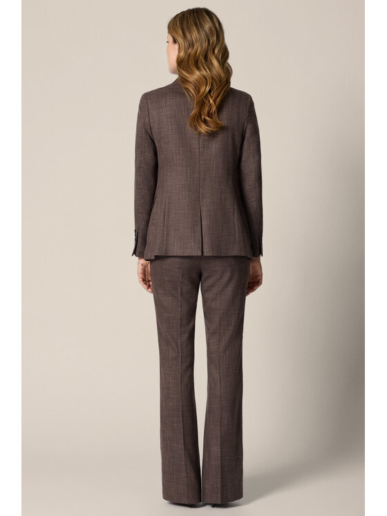 Lancerto Lancerto Spodnie materiałowe Torgiano SP131126000011 Brązowy Regular Fit