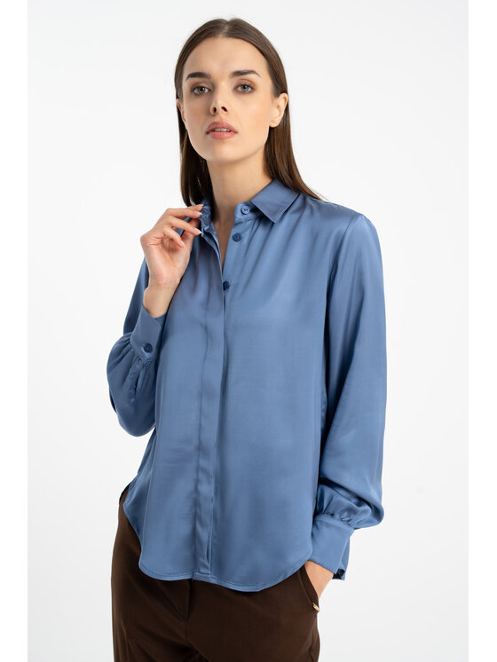 CLICK CLICK Košile 10-6913 Modrá Regular Fit