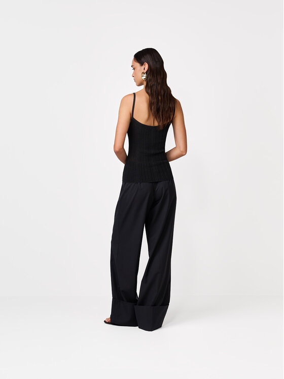 La Mania La Mania Top RAMON Nero Basic Fit