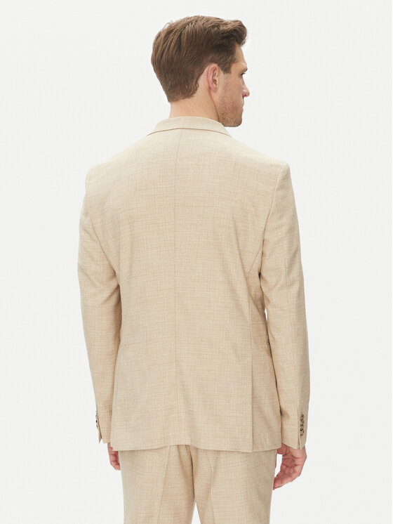 BOSS BOSS Öltöny C-Huge-2Pcs-Db-252 50540783 Ekru Slim Fit