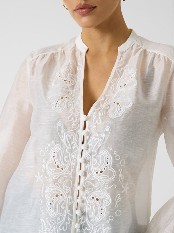 Marciano Guess Marciano Guess Top 182516 Biały Classic Fit