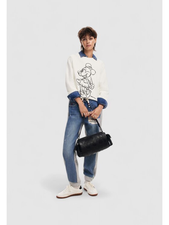 Desigual Desigual Σάκος BAG_ALL MICKEY HABANA LON Μαύρο