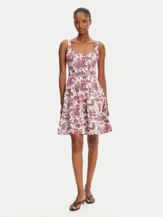 STAUD STAUD Rochie de vară Wells R25R2222SP Roz Regular Fit