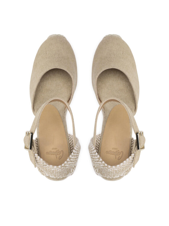 Castañer Castañer Espadryle Carol/6/002 021655-2017 Beżowy