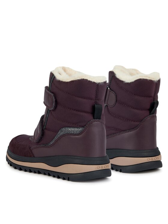 Geox Geox Snehule J Adelhide Girl B Ab J36EWB 054FU C7357 M Bordová