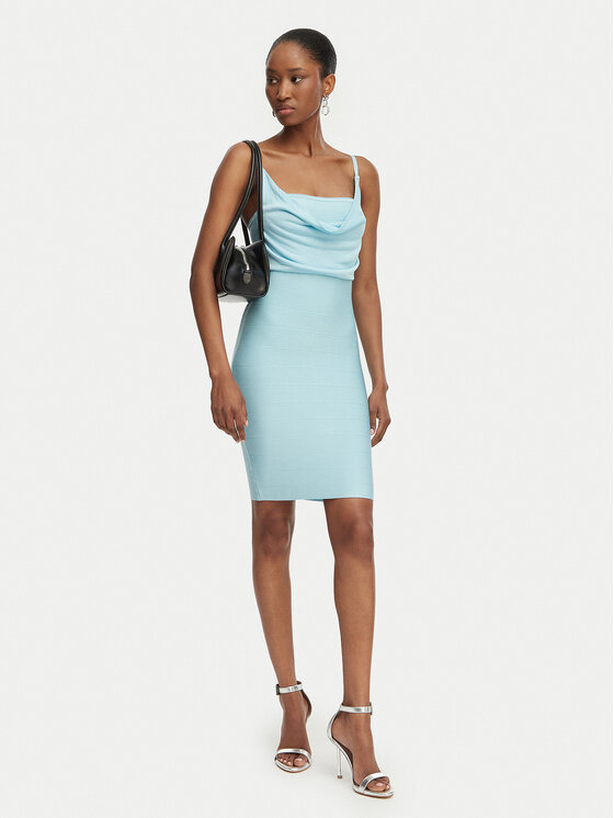 Guess Guess Abito da cocktail W6GK83 Z0686 Blu Slim Fit
