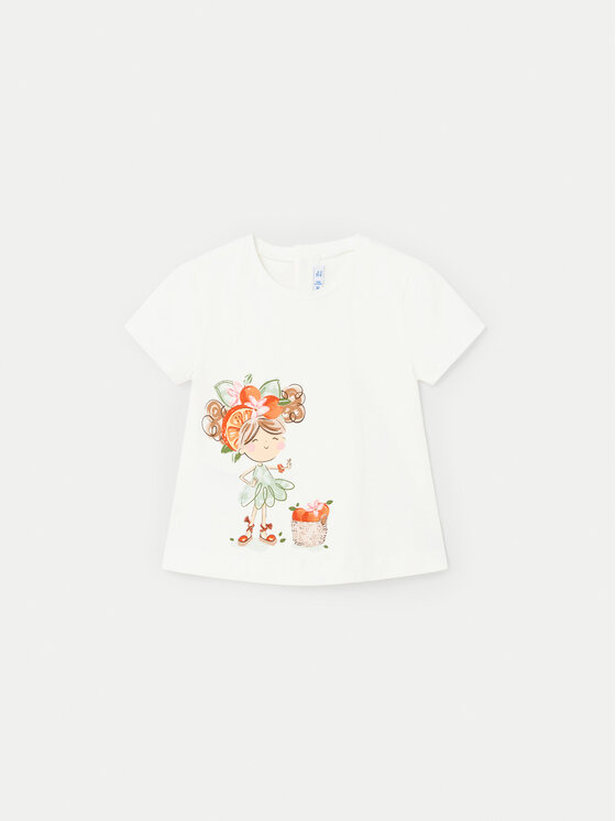 Mayoral Mayoral Тишърт 01014 Екрю Regular Fit