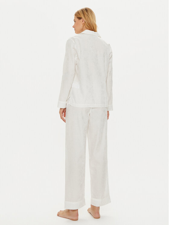 LAUREN RALPH LAUREN LAUREN RALPH LAUREN Pijama 2 Pc Garment ILN92366 Écru Regular Fit