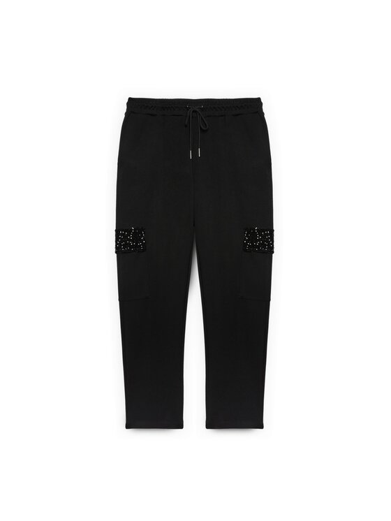 Fiorella Rubino Fiorella Rubino Pantaloni di tessuto P807L002318N033 Nero Regular Fit
