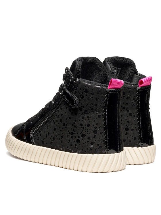 Geox Geox Sneakersy J Mirroless J46MNA 0AU02 C9999 M Černá
