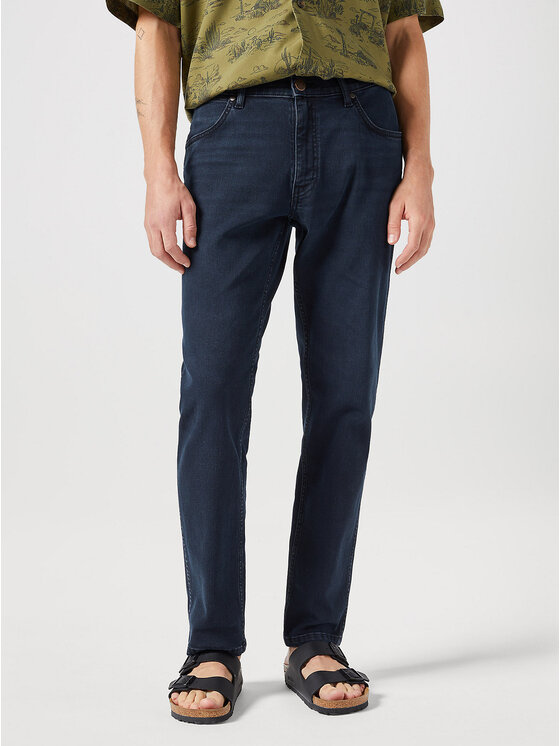 Wrangler Wrangler Jeansy RIVER Niebieski Straight Fit