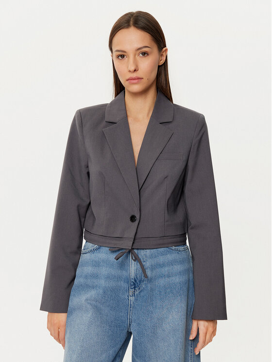 ONLY ONLY Sako Lalana 15334248 Šedá Boxy Fit