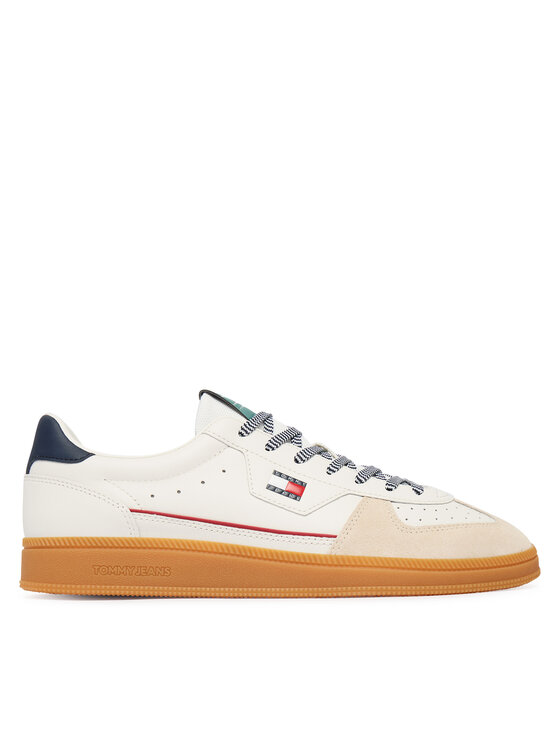 Tommy Jeans Sneakers The Greenwich Edge Leather EM0EM01731 Alb