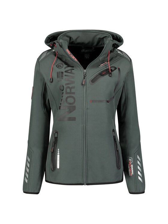 Geographical Norway Geographical Norway Kurtka zimowa WU8088F/GN D.GREY/BLACK Czarny Regular Fit