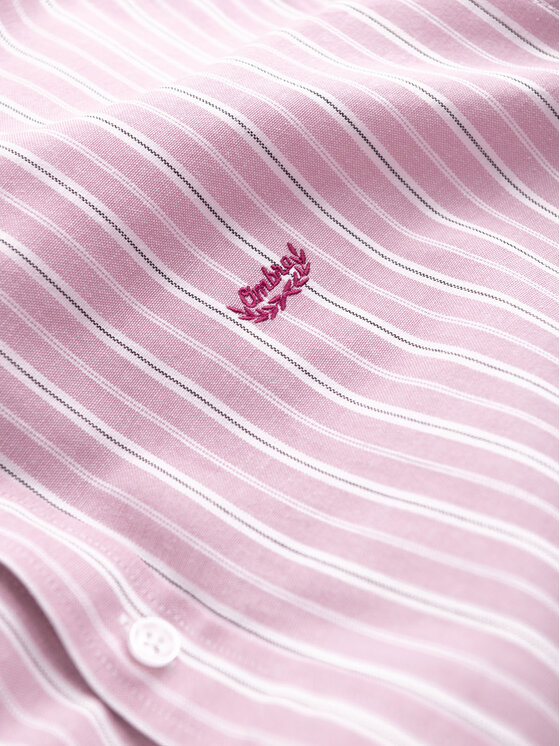 Ombre Ombre Koszula K703 Różowy Regular Fit