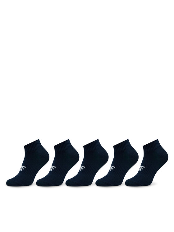 4F 4F 5er-Set niedrige Kindersocken 4FJWAW23USOCM235 Dunkelblau