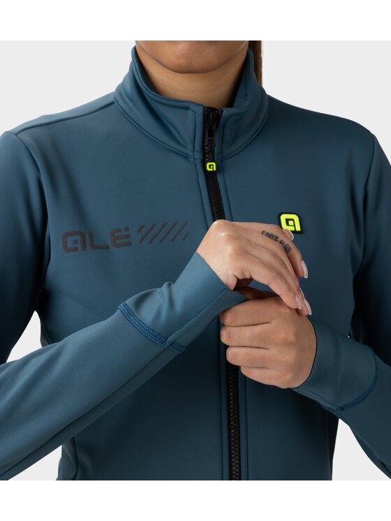Alé Cycling Alé Cycling Bluza Solid Fondo Plus Zielony Regular Fit